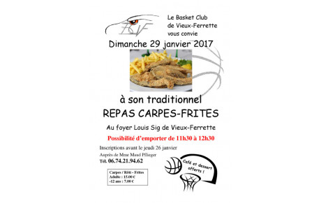 Repas Carpes Frites